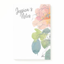 Corail et aquarelle rose Floral