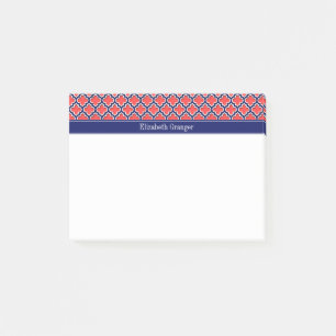 Post-it® Corail Red Navy 5c Marocain #5DS Nom de la Marine
