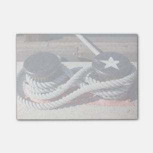 Post-it® Corde attachée à deux bollards