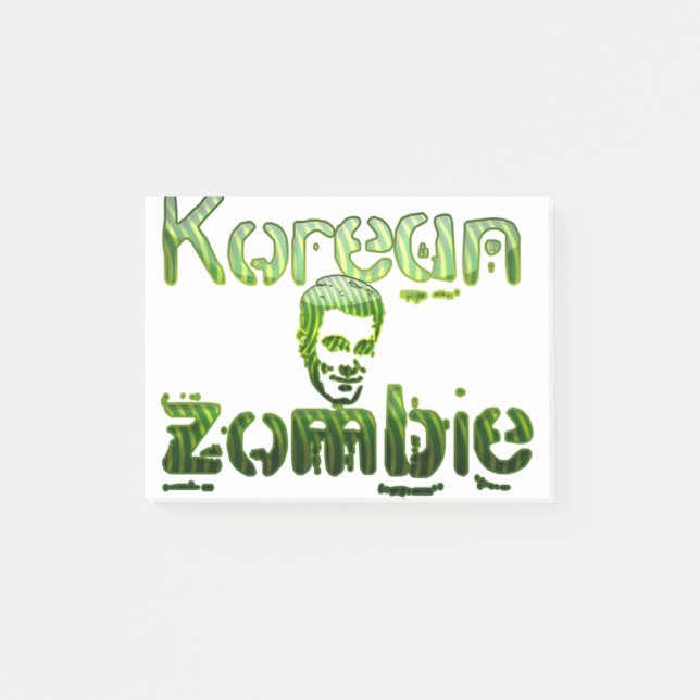 Post-it® coréen, zombie (Devant)