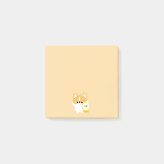 Post-it® Corgi PNJ certifié (Devant)