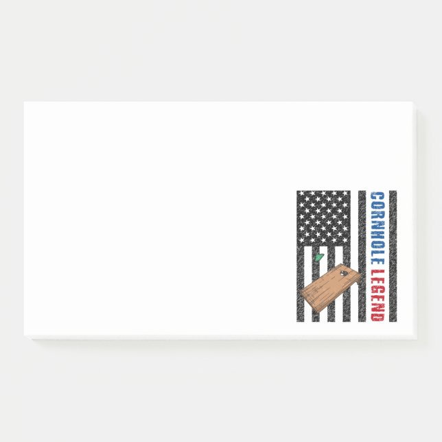 Post-it® Cornhole Legend USA (Devant)