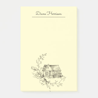 Post-it® Cottage esquissé