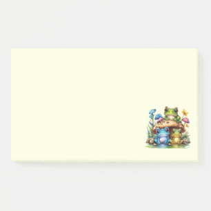 Post-it® Cottagecore Toadstool Champignons et grenouille