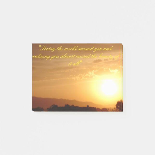 Post-it® Coucher du soleil (Devant)
