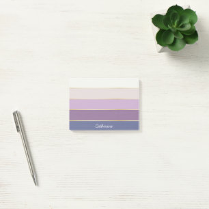 Post-it® Couleur couleur violet or personnalisé Bandes de c