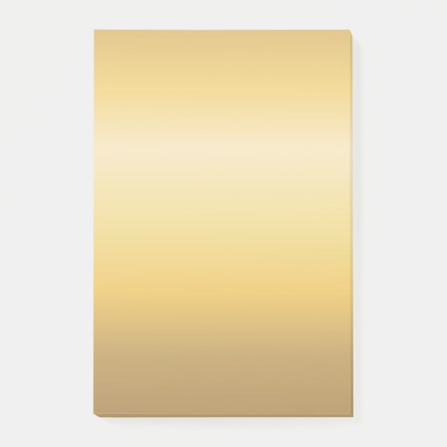 Post-it® Couleur d'or doux Flux Versatile Abstrait (Devant)