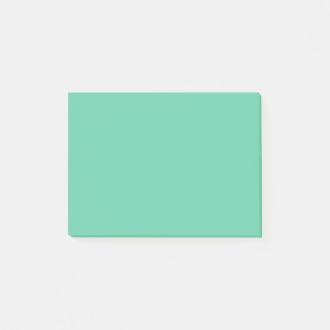Post-it® couleur moyenne aquamarine (Devant)