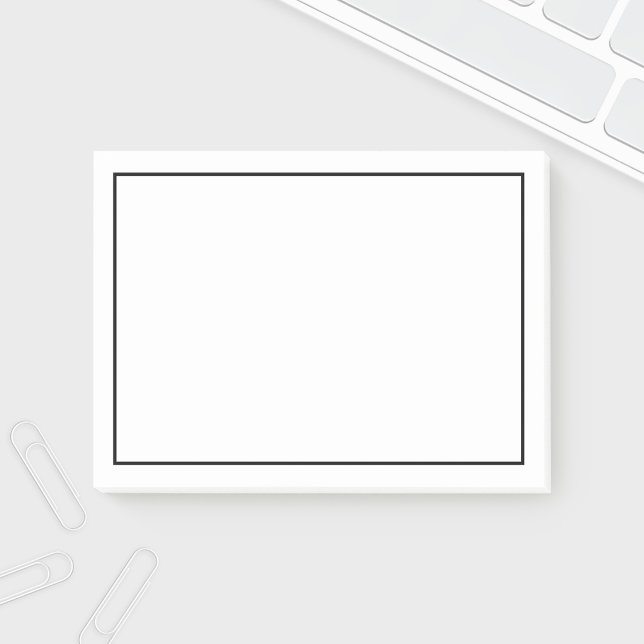 Post-it® Couleur personnalisée vide (Créateur téléchargé)