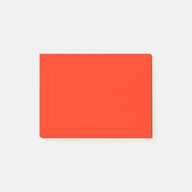 Post-it® Couleur rouge écarlate Arrière - plan feu rouge cl (Devant)