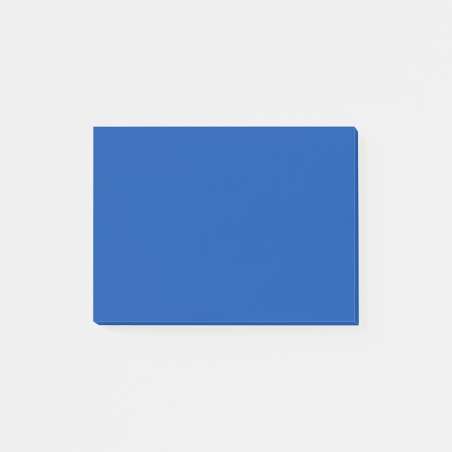 Post-it® Couleur solide bleu Cobalt (Devant)