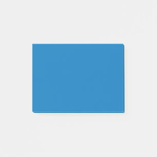 Post-it® Couleur solide bleu français