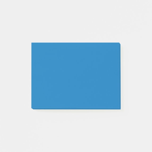 Post-it® Couleur solide bleu français (Devant)