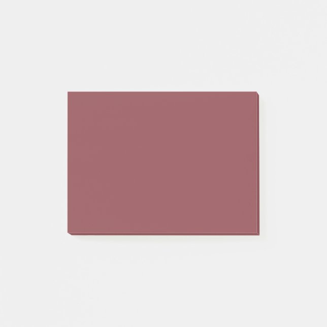 Post-it® Couleur solide Cordovan (Devant)