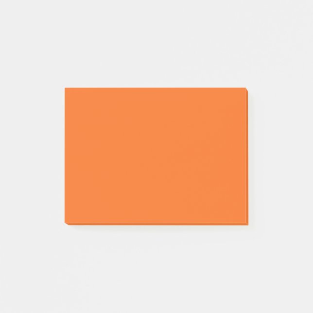 Post-it® Couleur solide de tigre orange (Devant)