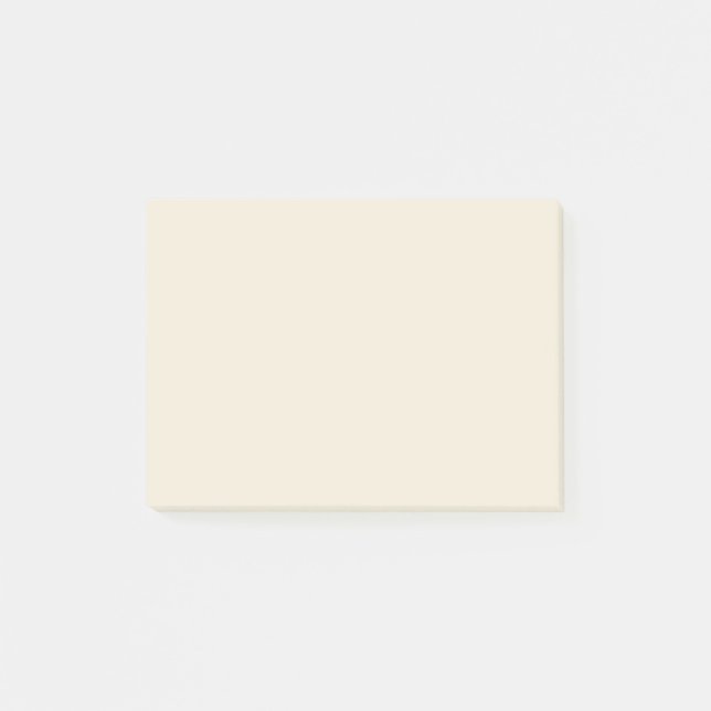 Post-it® Couleur solide Eggshell (Devant)