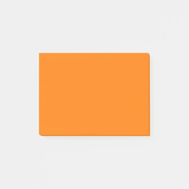 Post-it® Couleur solide orange de sécurité (Devant)
