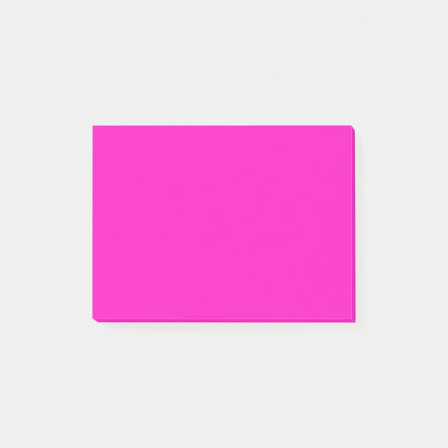 Post-it® Couleur solide rose éclatante (Devant)