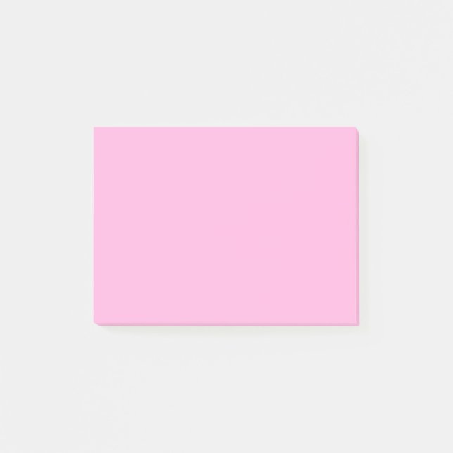 Post-it® Couleur solide rose pâle (Devant)