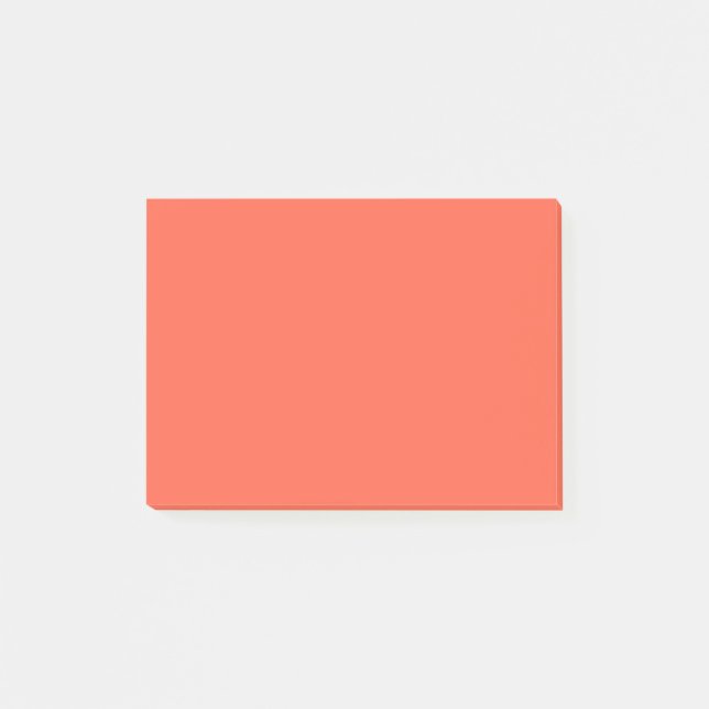 Post-it® Couleur solide rouge de tomate (Devant)