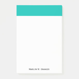 Post-it® Couleur solide : Turquoise