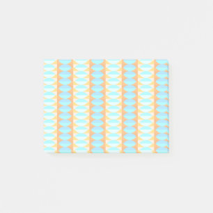 Post-it® Couleur Turquoise Bleu Orange Jaune Motif