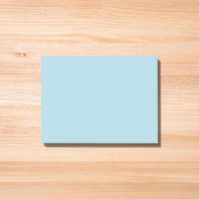 Post-it® Couleur uni bleu clair (Créateur téléchargé)