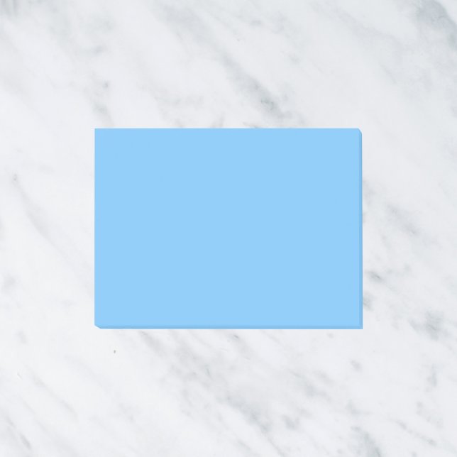 Post-it® Couleur uni bleu Maya (Créateur téléchargé)