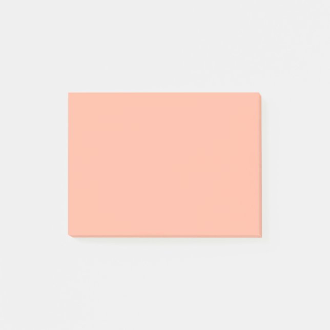 Post-it® Couleur Uni Corail pêche (Devant)