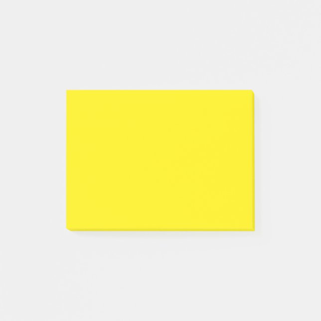 Post-it® Couleur uni jaune canari (Devant)