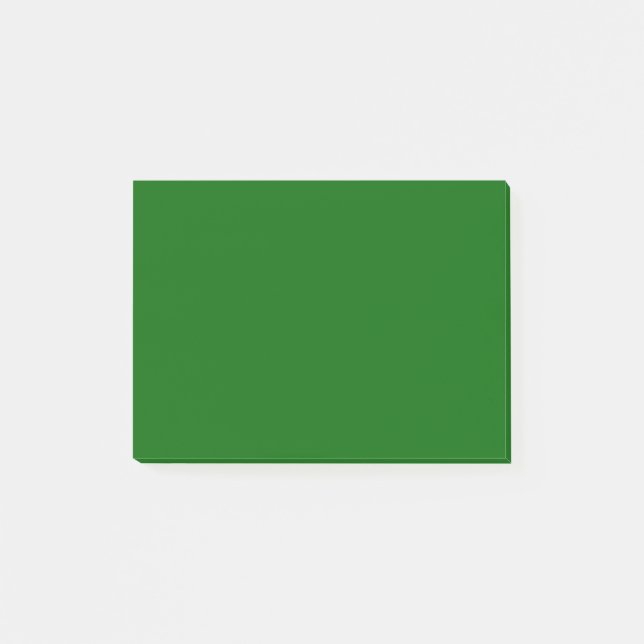 Post-it® Couleur Uni Vert Foncé (Devant)
