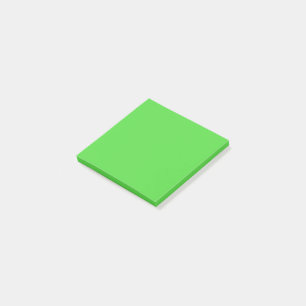 Post-it® Couleur verte de néon solide Hex# 53da3f