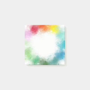 Post-it® Couleurs arc-en-ciel bleu rose orange jaune vert