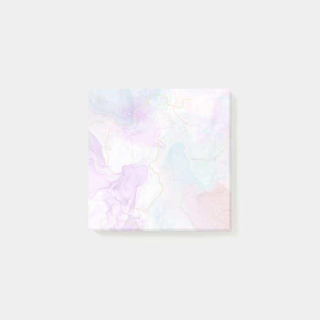 Post-it® Couleurs violettes, vertes, roses, élégantes (Devant)