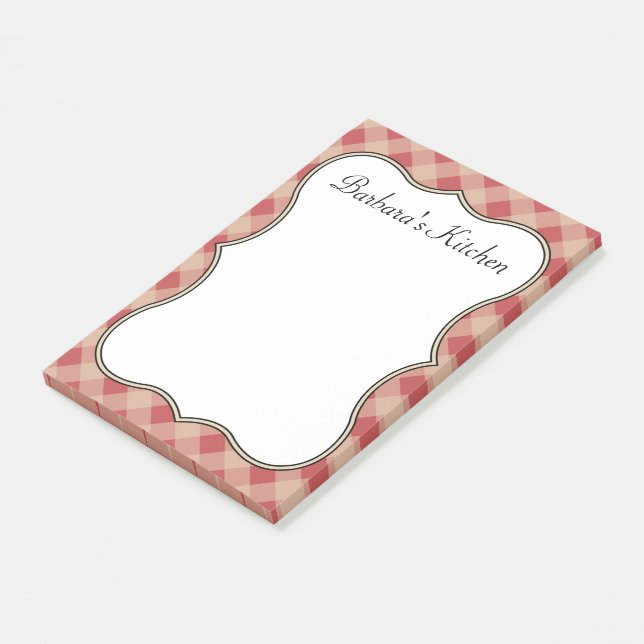 Post-it® Country Red Kitchen Notes (Incliné)