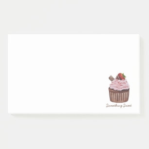 Post-it® Coupe De Fraise Cute À L'Aquarelle