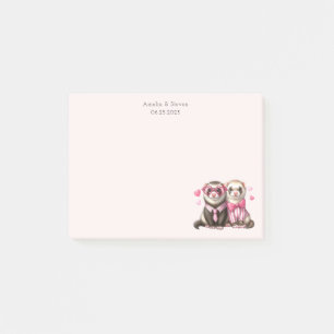 Post-it® Couple mignon en amour Anniversaire