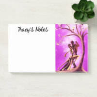 Couple romantique dansant le rose tango