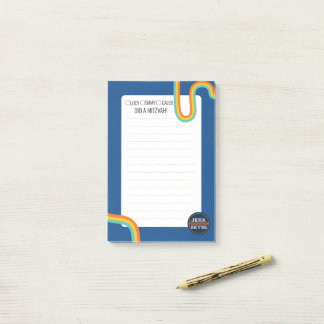 Post-it® Courbes de liste de contrôle ! Notes post-it