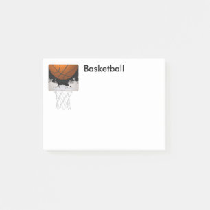 Post-it® Courrier--Note-Basket-ball