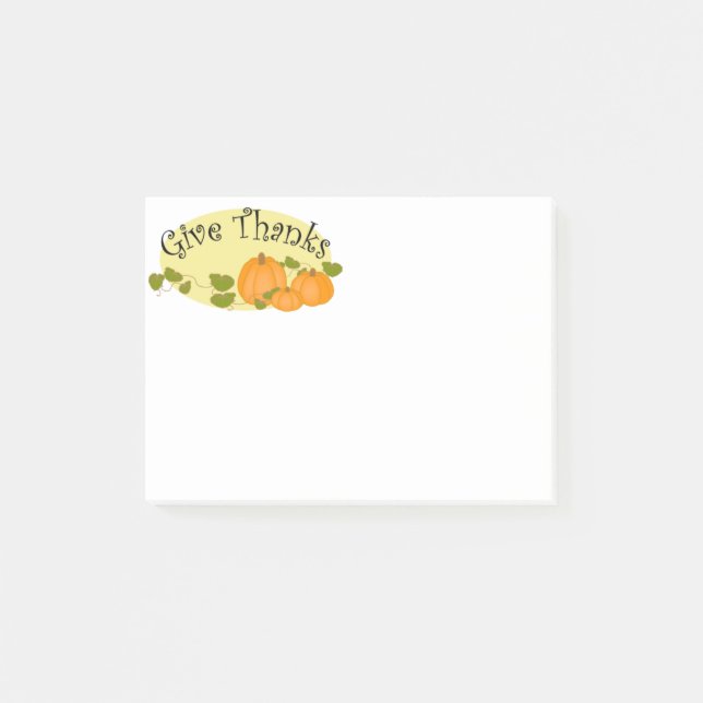 Post-it® Courrier--Notes de thanksgiving (Devant)