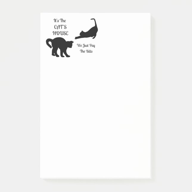 Post-it® Courrier--Notes drôles de Chambre de chat (Devant)