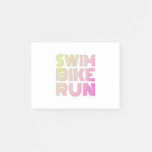 Post-it® Course à vélo de natation, Triathlon