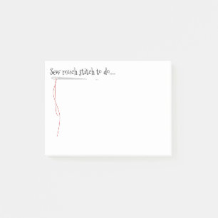 Post-it® Cousez la conception drôle avec l'aiguille