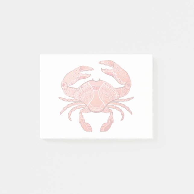 Post-it® Crabe de style (Devant)
