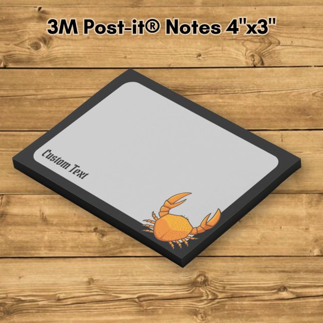 Post-it® Crabe orange (Créateur téléchargé)