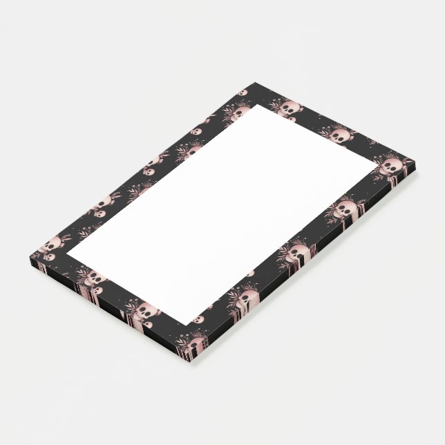 Post-it® Crânes d'Halloween (Incliné)