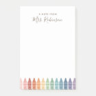 Crayon arc-en-ciel pour l'appréciation des enseign