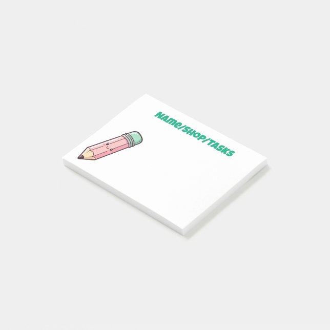 Post-it® Crayon Rose Mignon (Incliné)