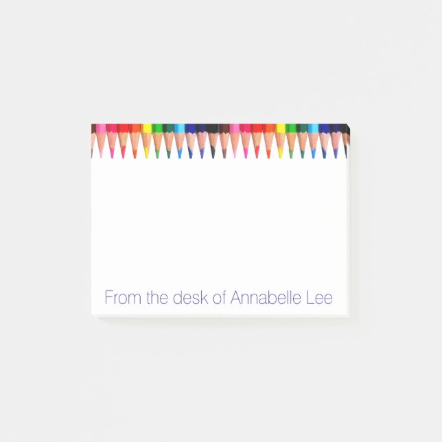 Post-it® Crayons colorés (Devant)